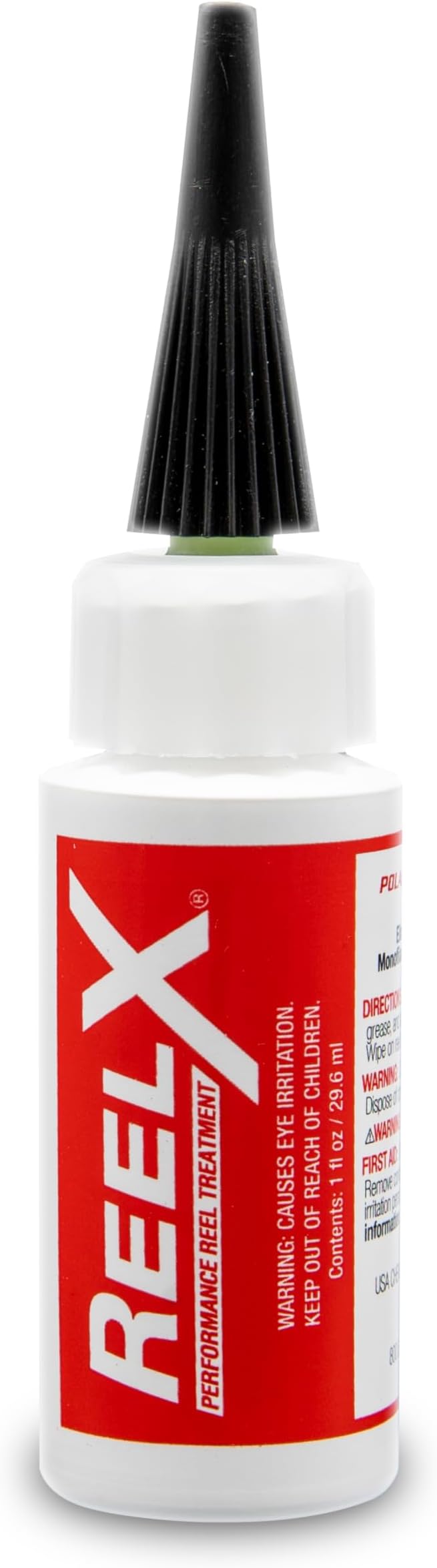 ReelX Fishing Reel Lubricant, Extreme-Pressure Anti-Corrosion Oil for Bearings, Spinning, Baitcasting, Spincast, Fly, Trolling & Electric Reels, Smooth Casting Saltwater Freshwater Protection, 1 oz