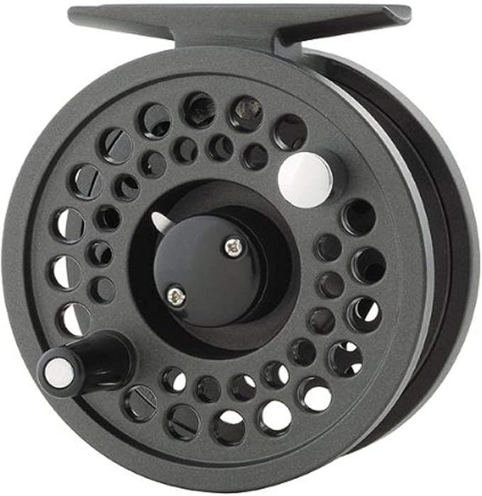 Daiwa Lochmor-A Single Action Fly Reel, 5.1-Pound, Black