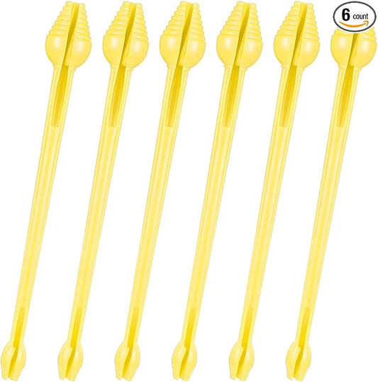 RoundFunny 6 Pcs Fish Hook Remover Tool Plastic Snelled Hook Disgorger Portable Unhook Extractor Tool for Fishing Gear Accessories