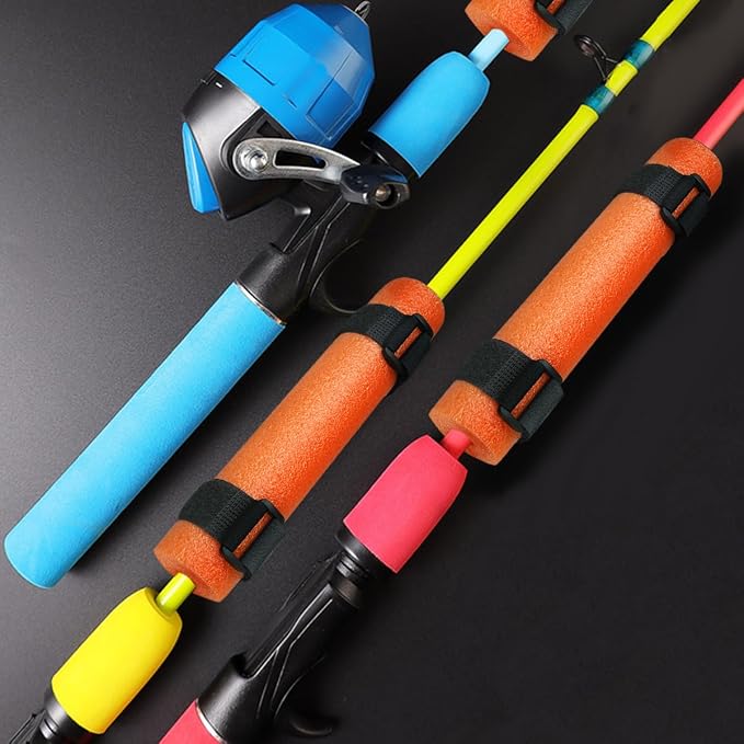 Fishing Rod Floats Tubes for Kayaking Pole Floaters Paddle Foam Floaties for Kayaks Boats