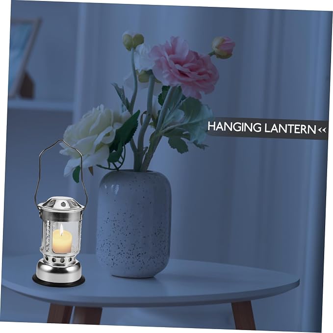 Portable Emergency Candle Lantern with Aluminium Alloy Base for Night Fishing and Outdoor Camping Bright Rustic Design Easy Suspension for Outdoor Use