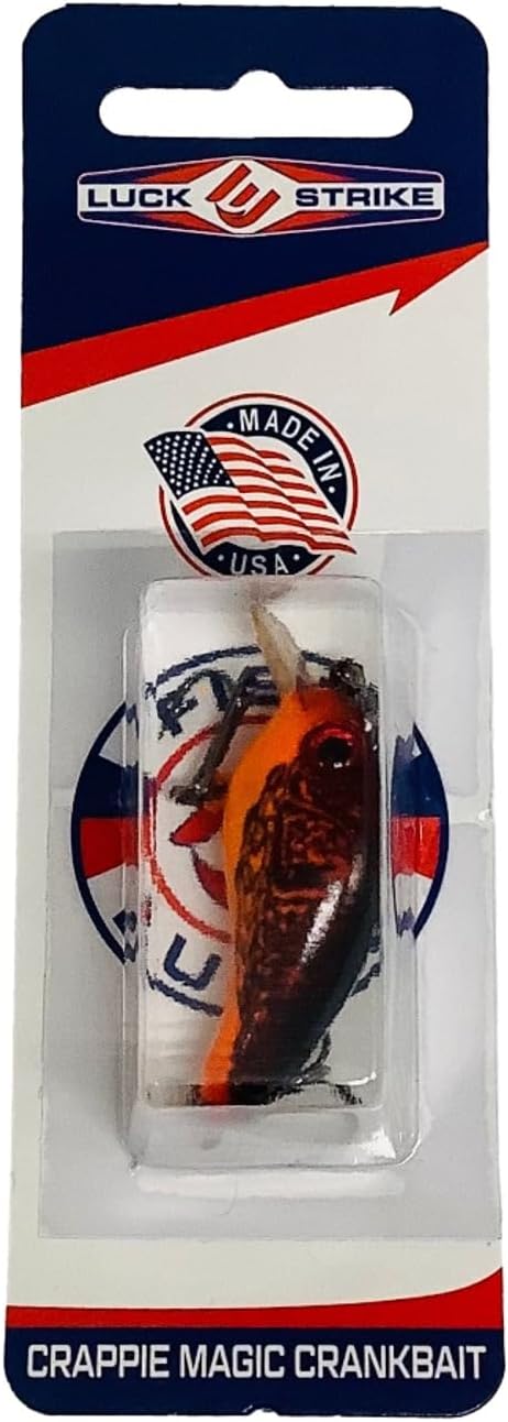 Luck E Strike Crappie Magic Crankbait (2 Inch Crappie Lure) Made in The USA