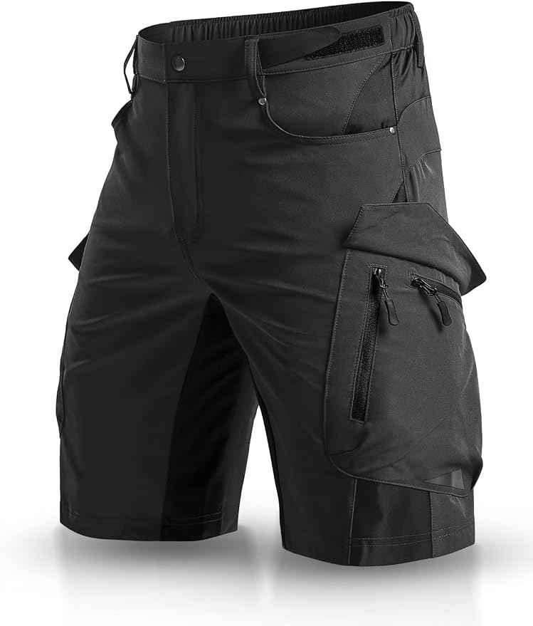 XKTTAC Men's Outdoor Quick Dry Lightweight Stretchy Shorts for Hiking, Tactical, Camping, Travel with 6 Pockets