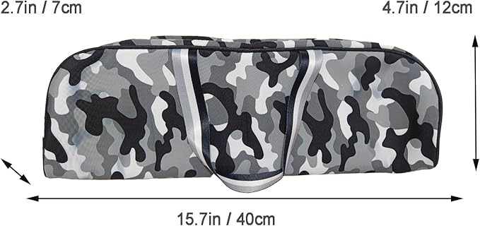 Portable Fishing Rod Bag Collapsible Fishing Bag Large Capacity Outdoor Nylon Carrying Case