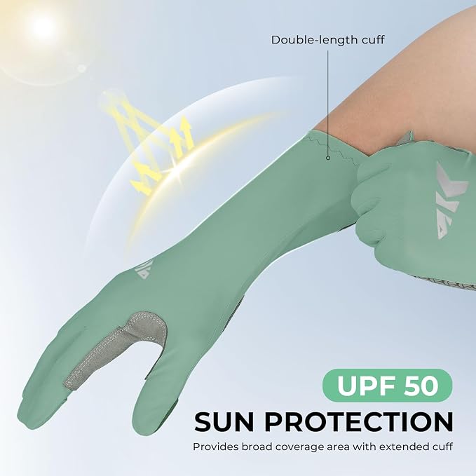 KastKing Sol Armis Pro UPF50+ Fishing Gloves-Quick-Dry, Full Finger & 3/4 Fingerless Sun Protection Gloves Men Women for Outdoor