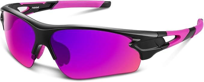 BEACOOL Polarized Sports Sunglasses for Men Women Youth Baseball Fishing Cycling Running Golf Motorcycle Tac Glasses UV400