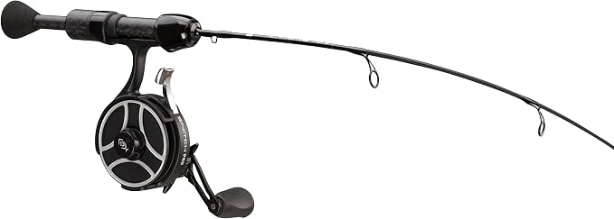 13 Fishing - The Snitch Pro/Freefall Ghost - Inline Ice Fishing Combos - Flex-Core Quick Action Tip