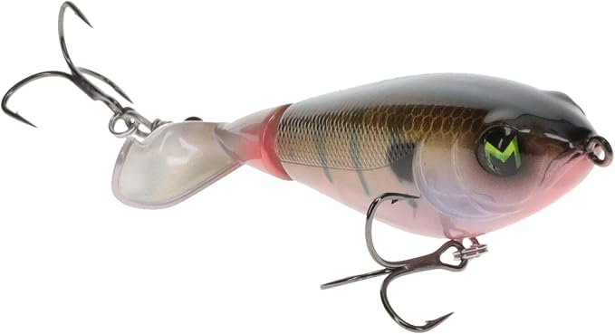 Lew's Mach Baits Patroller Propeller Bait Fishing Lure, Topwater Propeller Bait, Rotating Tail Section, Sound Chamber