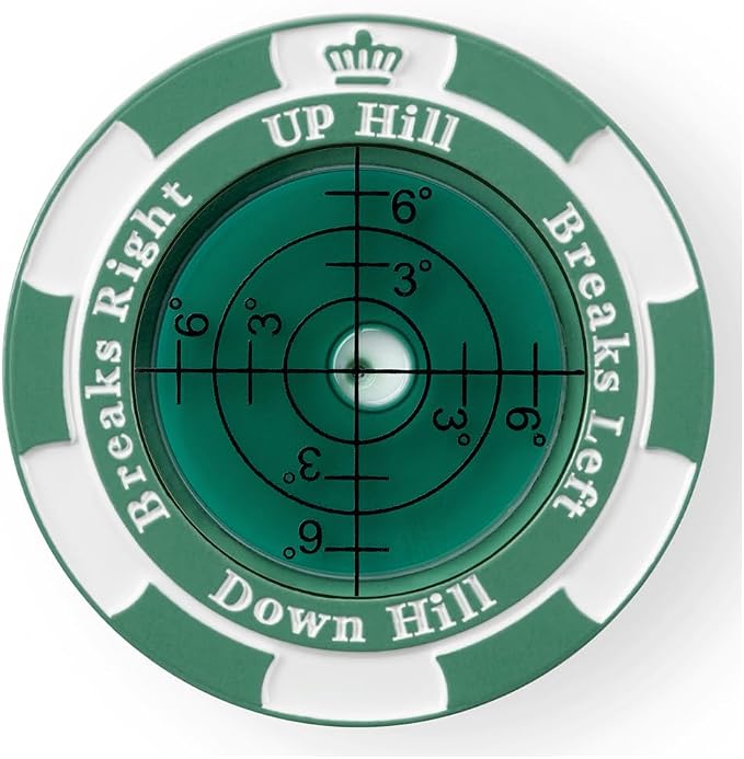 SlopeMaster ProGreen Reader - Golf Ball Marker with High Precision Green Reading Aid Golf Accessories for Men Women