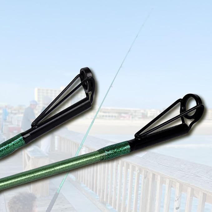 Fiblink Catfish Fishing Rod 1 Piece/2 Piece Catfishing Fishing Pole Portable Travel Heavy Cat Catfish Casting Rod (6'/6'6"/7'/8'/9')