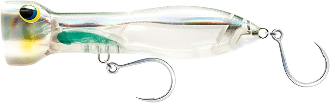 Nomad Design Chug Norris Topwater Popper Lure Collection – Floating Offshore Saltwater Surface Fishing Plug - Durable HD Body for Big Game - Realistic Splash & Erratic Action