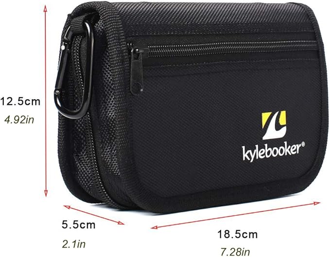 Kylebooker Fishing Lure Storage Bag Spinner Baits Wallet Case