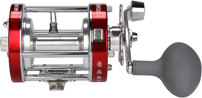 KastKing Rover Round Baitcasting Fishing Reel, Perfect Conventional Reel for Catfish, Salmon/Steelhead, Striper Bass and Inshore Saltwater Fishing Reel, Reinforced Metal Body