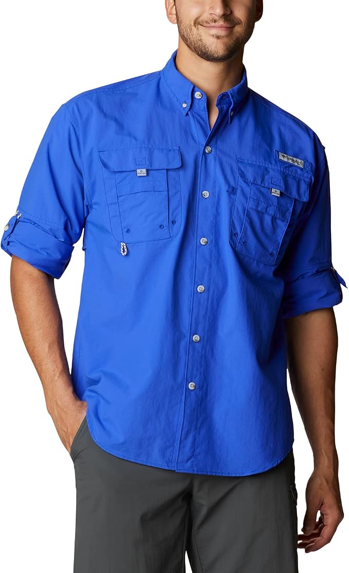 Columbia Men's PFG Bahama II Long Sleeve Fishing Shirt