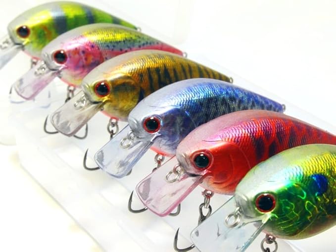 Minnow Crankbait for Bass Fishing Bass Lure Jerkbait Fishing Lures and Tackle Box