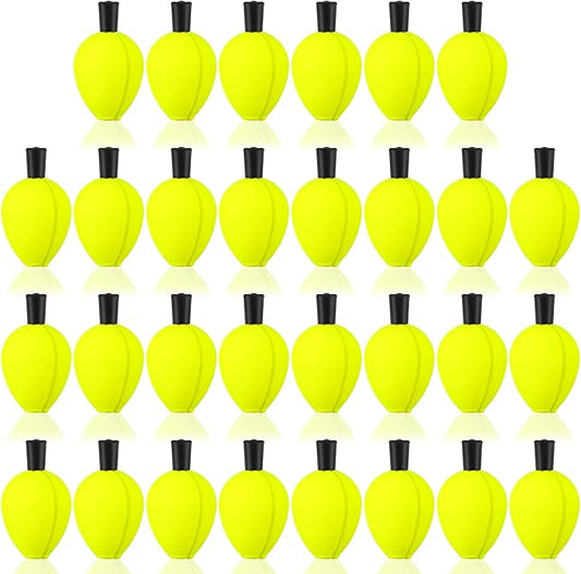 30 Pcs Trout Float Foam Teardrop Strike Fishing Bobbers Fishing Floats Fly Fishing Strike Indicators for Trout Offshore Saltwater Freshwater