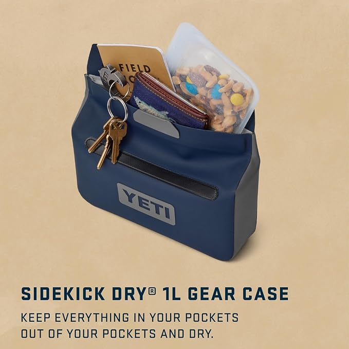 YETI Sidekick Dry 1L Gear Case, Charcoal