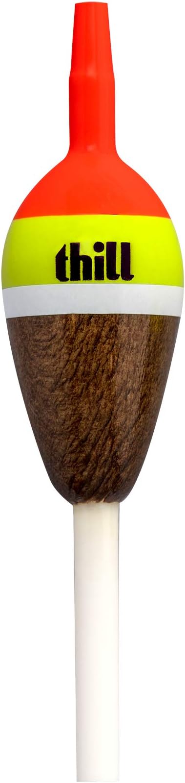 Thill Classic Float Fishing Bobber with Buoyant Balsa Wood Body