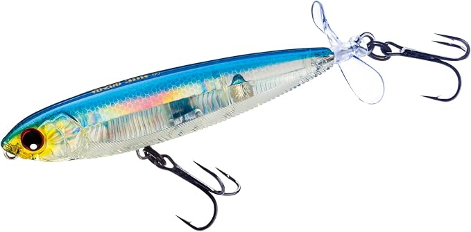 Yo-Zuri 3DB Prop Floating Lure, Prism Shad, 3 1/2-Inch