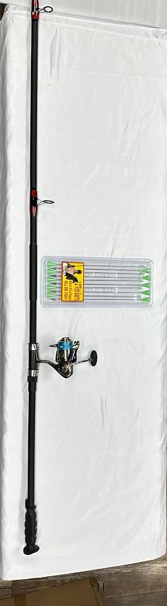 Slock Master Big Bore Fish Hawk, .625 Caliber Blow Barrel, 5 Foot Long, Line Guides for Fishing Line, 10 Big Bore 12" Fishing Darts, Reel Sold Separately, Try The Challenge of Blow Dart Fishing!