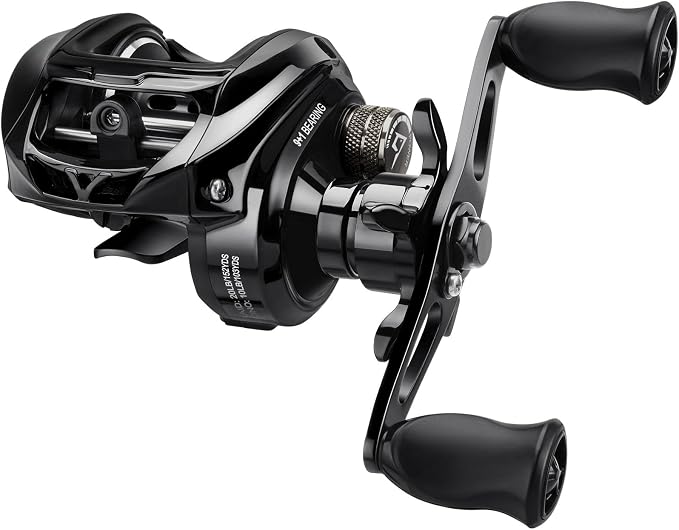 Piscifun Ultra-Light Baitcasting Reel, 5.5 oz Compact Low Profile Baitcaster, 7.1:1 Gear Ratio, 40mm Palm Fit, Magnetic Brake Fishing Reel for Creeks, Ponds, Light Lures & Finesse Bass
