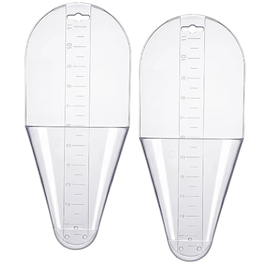 2 Pack Crappie Fish Measurers - 12-inch Capacity Crappie Fishing Measuring Tool, Quick Alternative to Fishing Tape