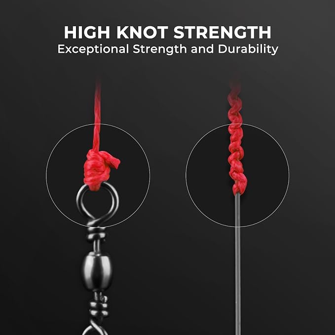 KastKing Superpower ColorShield Braided Fishing Line - Colorfast Braided Line, 100% Solution Dyed UHMWPE Fiber, Smooth & Strong Superline, Near Zero Stretch, Sensitive, High Abrasion Resistance