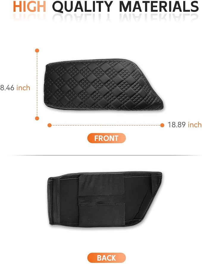 CDEFG for 2024 2025 2026 Dodge Charger Daytona Center Console Cover Armrest Box Cover for Charger Daytona (R/T, Scat Pack) Accessories Console Arm Rest Protector Thickened