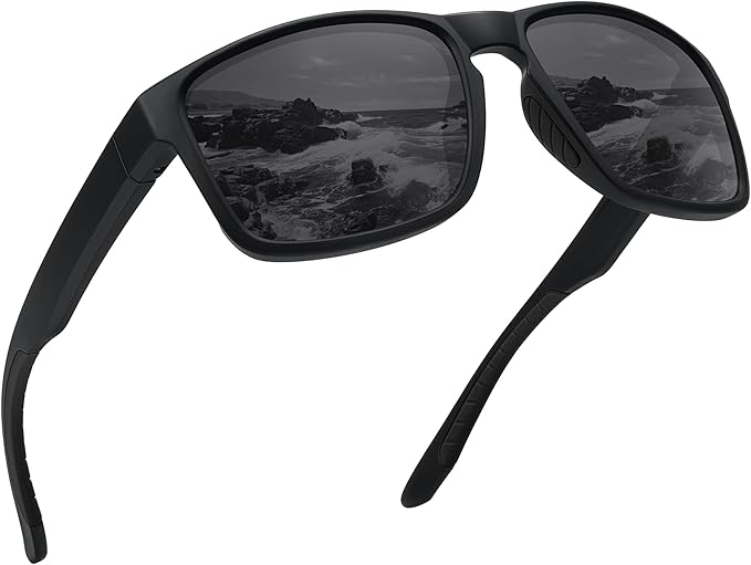 Sports Polarized Sunglasses for Men Women UV Protection Unbreakable Driving Running Fishing Hiking Sun Glasses