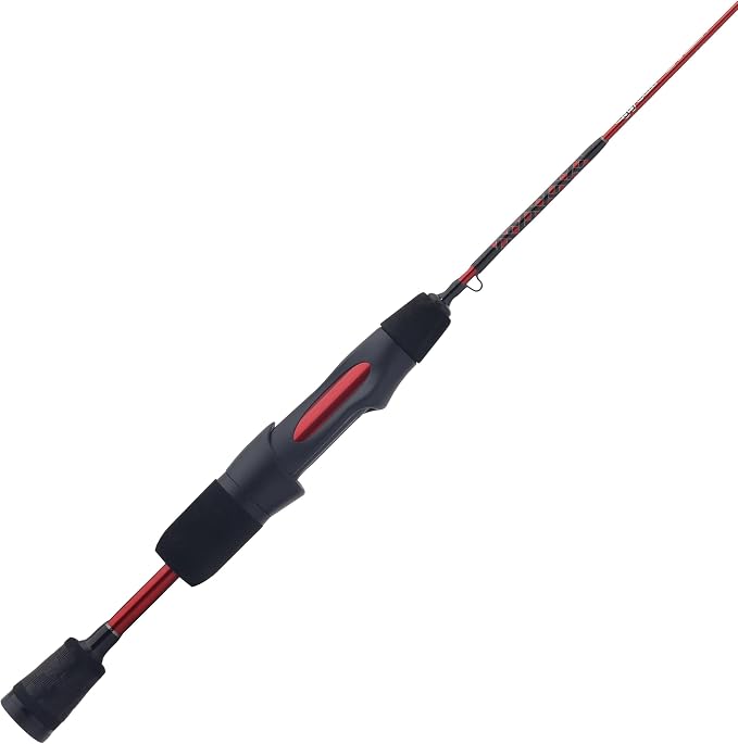 Ugly Stik 32" Carbon Ice Spinning Rod, 1 Piece Fishing Rod, Medium Rod Power, 4-8 lb Line Rating