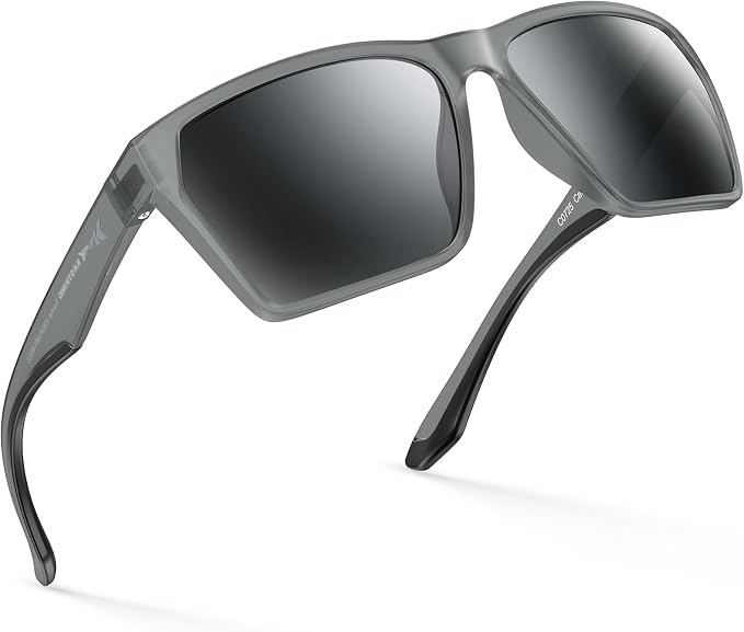 KastKing Beartrap Polarized Sports Fishing Sunglasses, With PuriVex Protective Lens Coating, Square Frame Design, Men Women