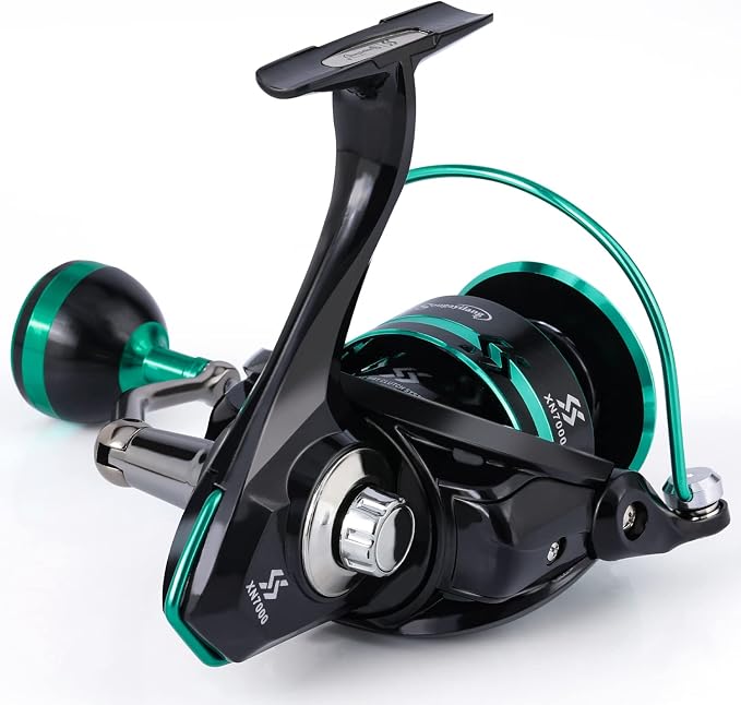 Sougayilang Spinning Reels Light Weight Ultra Smooth Powerful Fishing Reels Red & Blue & Golden