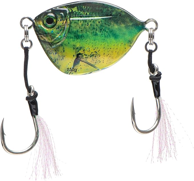 Imposter Jig, Mahi Pattern, Slow Pitch Jig for Inshore or Offshore Fishing