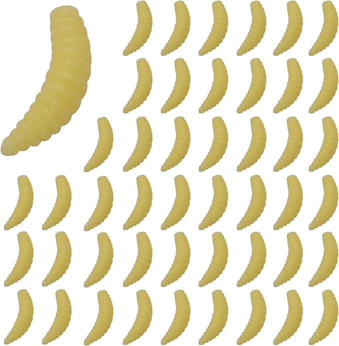 Silicone Soft Maggot Worms Baits