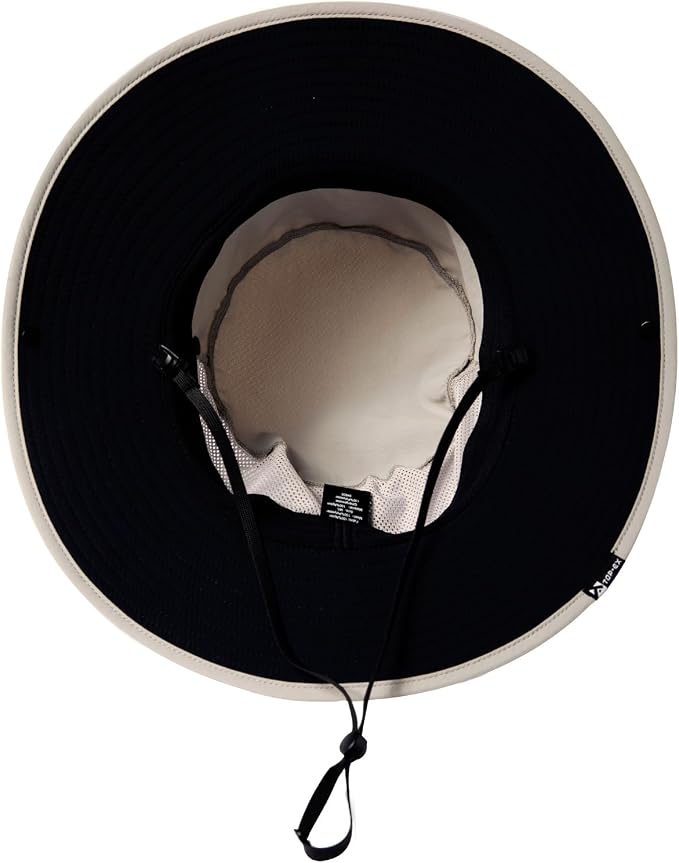 TOP-EX UVCoolix™ Bucket Hat for Men, Cooling Sun Hat Women, UPF 50 Wide Brim Boonie Hats Underbrim Prints, Breathable, M-XXL
