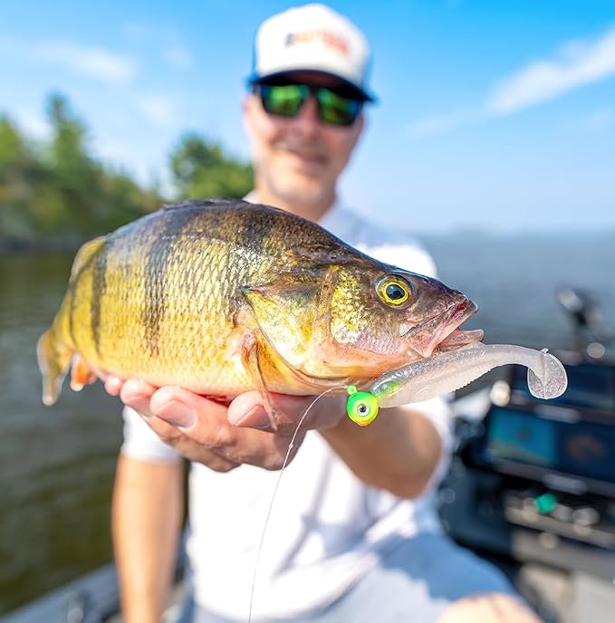 Rapala CrushCity Mayor Soft Plastic Paddle Tail Swimbait, Strong Kicking Action for Swim Jigs & Underspins, Bass, Redfish, Trout, Snook, Walleye & More