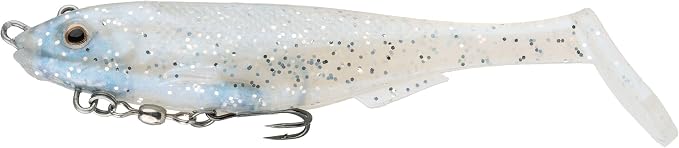 Strike King Final Copy Fishing Lure, Pre-Rigged Soft Plastic Swimbait, Free-Swinging Size 4 Treble Hook, Belly Magnetic Hook Keeper, 7/8-Ounce