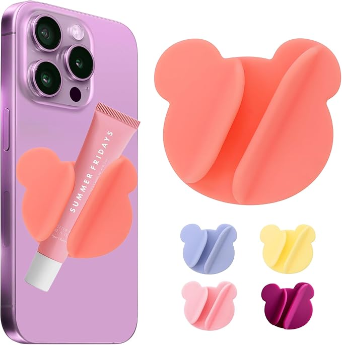 Lip Gloss Phone Case for Lipstick Lip Balm Compatible with All Phone Models Orange