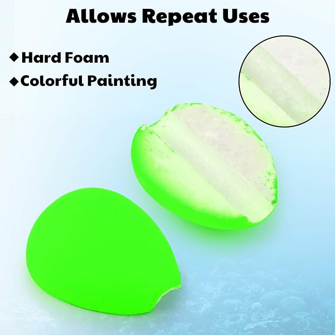 30 Pcs Trout Float Foam Teardrop Strike Fishing Bobbers Fishing Floats Fly Fishing Strike Indicators for Trout Offshore Saltwater Freshwater