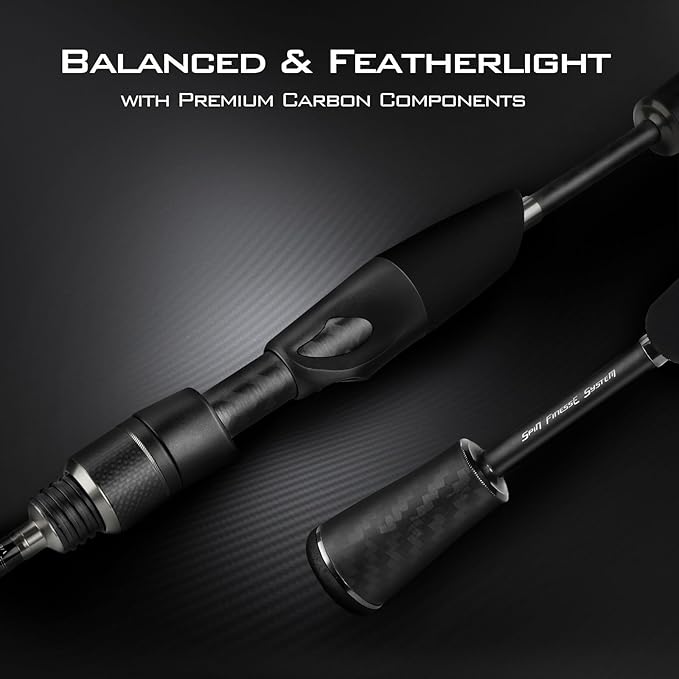 KastKing Kestrel Fishing Rod - IM8 Graphite Blanks, 8 Different Light & Ultralight Casting & Spinning Fishing Rods, 2 & 3 Piece Rods, American Tackle Guides and Custom EVA Handle