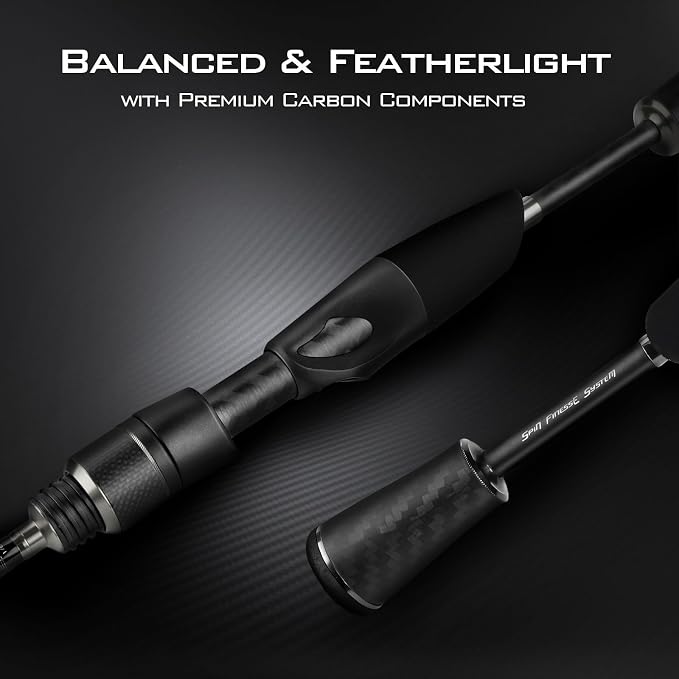 KastKing Kestrel Fishing Rod - IM8 Graphite Blanks, 8 Different Light & Ultralight Casting & Spinning Fishing Rods, 2 & 3 Piece Rods, American Tackle Guides and Custom EVA Handle