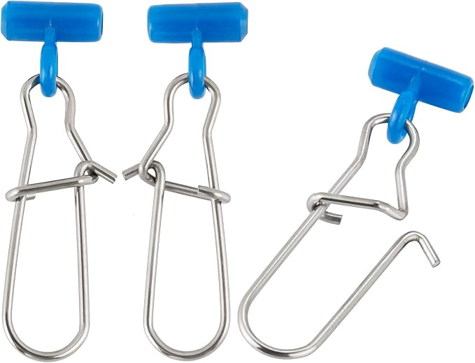 Dr.Fish Sinker Slides for Fishing, Sinker Weight Silder Line Slide Sleeve Swivel Duo Lock Snaps for Saltwater Surf Bottom Fishing Fish Fider Rig Catfish Rig