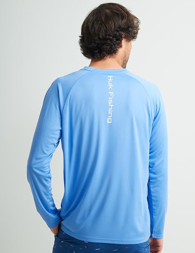 HUK Men's Pursuit Vented Long Sleeve Fishing Shirt (+30 UPF)