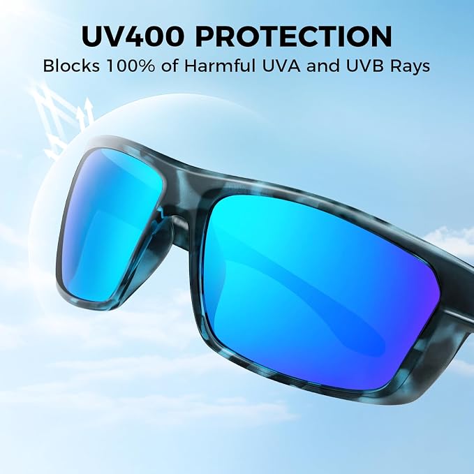 KastKing Huzzah Polarized Sport Sunglasses for Men and Women, Ideal for Driving Fishing Cycling and Running,UV Protection