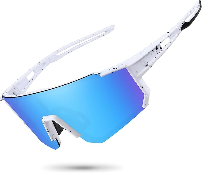 STORYCOAST Polarized Sports Sunglasses for Men Women,Driving Fishing Cycling Mountain Bike Sunglasses UV400 Protection