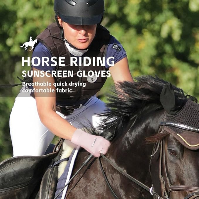 Unisex UV Protective Fingerless Gloves UPF 50+ Summer Sun Glove for Outdoor Fishing Cycling Hiking Driving Kayaking