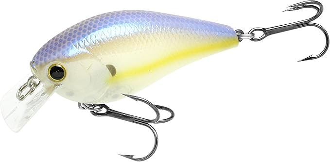 LUCKY CRAFT LC 1.5 Silent Squarebill Crankbait Fishing Lure, 2-3/8", Bass Fishing Lures for Freshwater, Hard Crankbait with Treble Fishing Hooks, Fishing Accessories