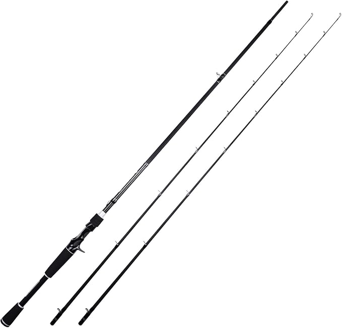KastKing Perigee II Spinning & Casting Fishing Rods, Fuji O-Ring Line Guides, 24 Ton Carbon Fiber Casting and Spinning Rods - Two Pieces,Twin-Tip Rods