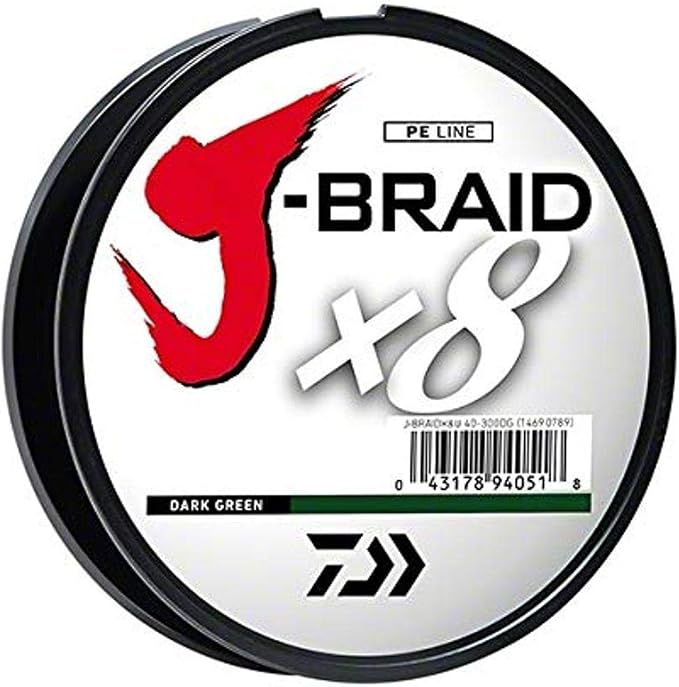 Daiwa J-Braid Grand 8 X 300 YDS Filler Spool