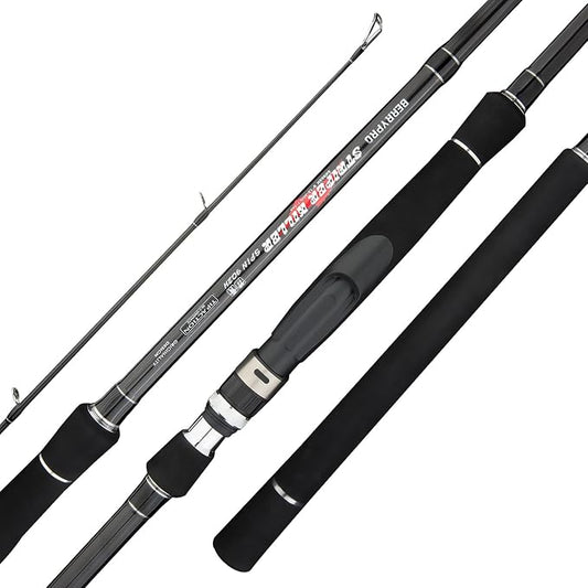 BERRYPRO Light Surf Spinning Rod Striper Fishing Rod Striped Bass surf Rod (9'/9'6''/10'6''/11'/12')